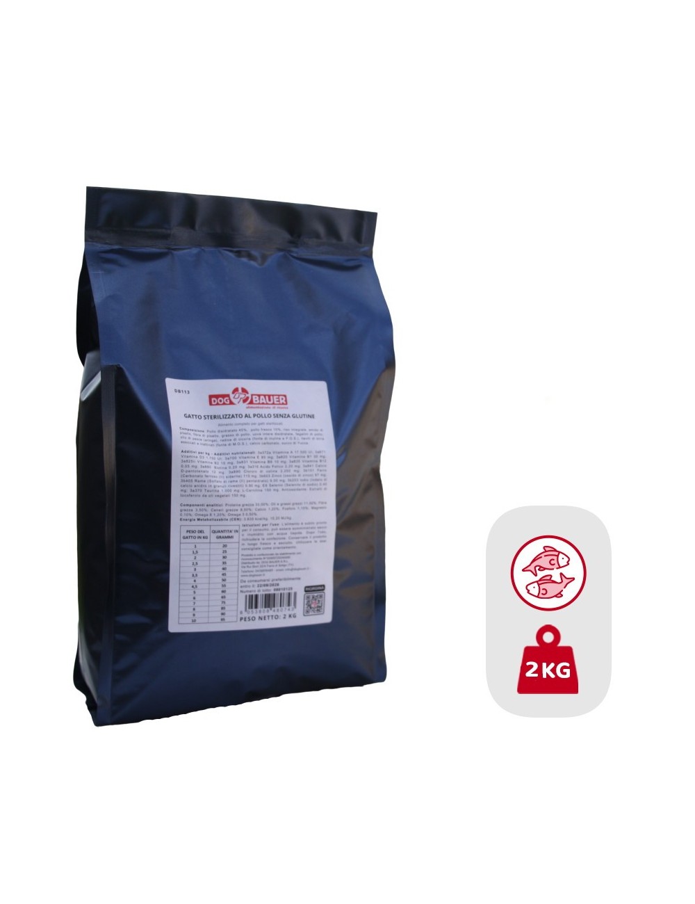 Gatto Adulto Pesce Pescato 2 Kg